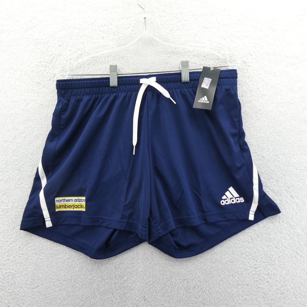 Adidas Shorts Womens Medium Northern Arizona Lumberjacks Navy Blue Athletic‎ NAU